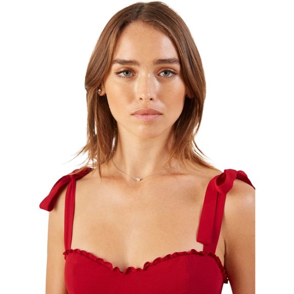 Reformation Christine Dress - Lipstick - Picture 4 of 15